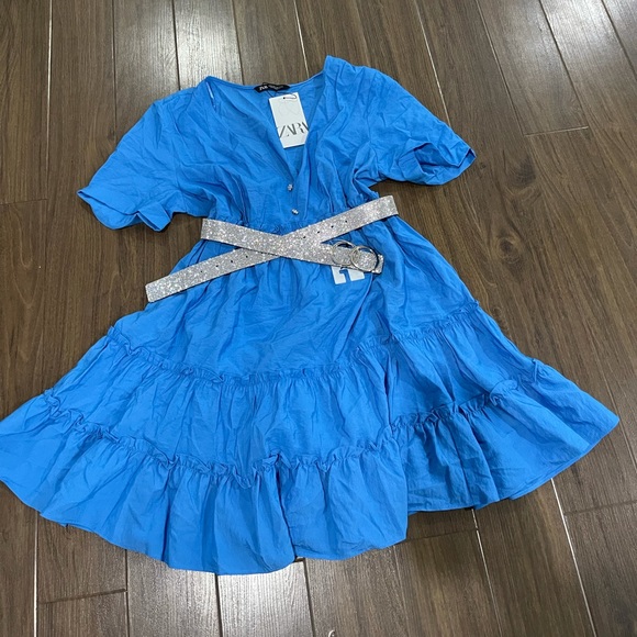 Zara blouse poplin bling dress - Picture 8 of 8